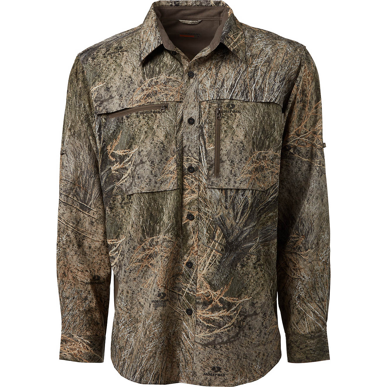Magellan Outdoors Men's Eagle Pass Deluxe Button-Down Long Sleeve Hunting T-shirt                                                - view number 1