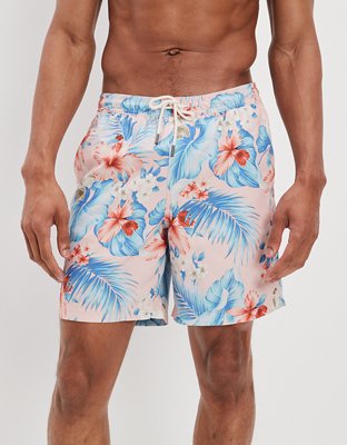 AE 7" Tropical Swim Trunk