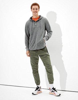 american eagle thermal hoodie