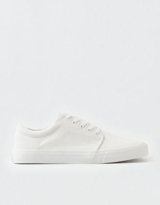 american eagle white canvas shoes