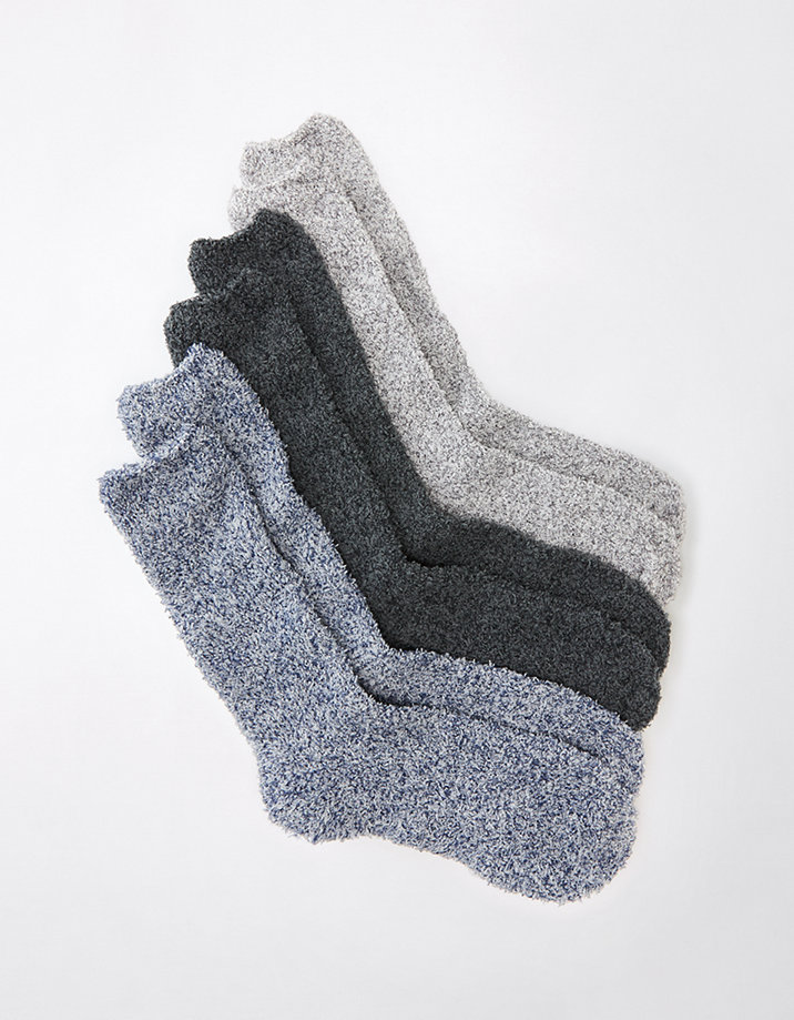 AE Fuzzy Sock 3-Pack