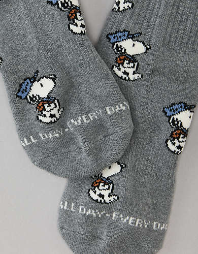 AE 24/7 Snoopy Crew Socks