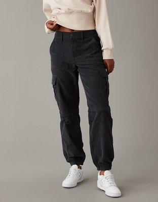 AE Super High-Waisted Baggy Wide-Leg Cargo Jean