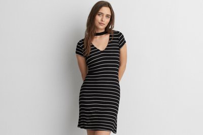 AEO Choker T-Shirt Dress