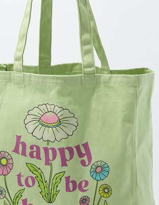 AE Happy to Be Here Tote Bag