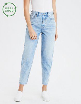 american eagle floral mom jeans