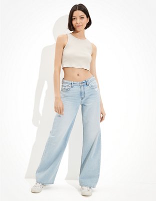 low waisted baggy jeans womens