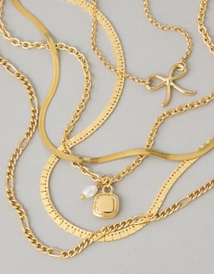 AEO Charm Necklace 5-Pack