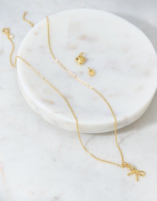 AEO Keepers Collection 14K Gold-Plated Charm Necklace