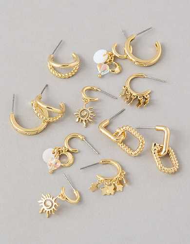 AEO Sun & Moon Earring Set 6-Pack