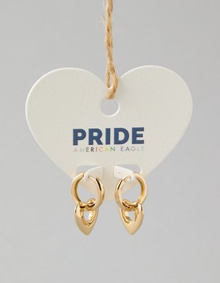 AEO Pride Heart Earrings