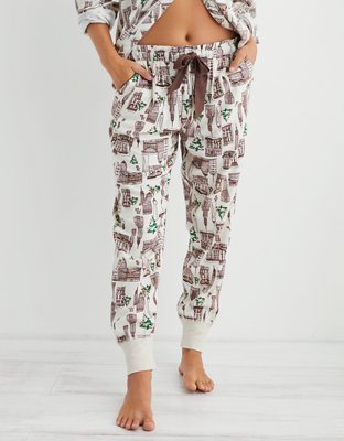 aerie pajama joggers