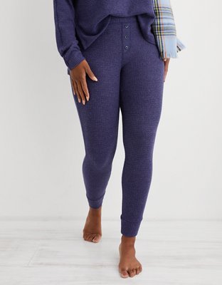 aerie waffle pants