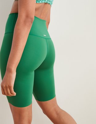 aerie neon biker shorts