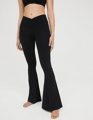 concern Subjective mate OFFLINE By Aerie Real Me High Waisted Crossover Super Flare Legging