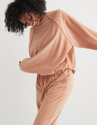 aerie velour sweatshirt