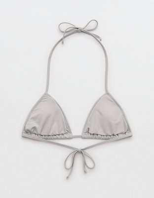 Aerie The Sun-Lover Metallic Bikini Top