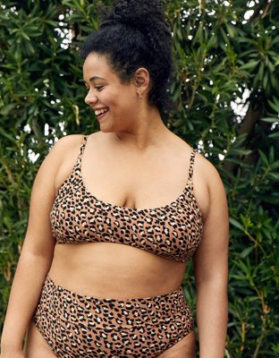 aerie leopard swimsuit