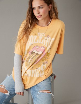 Rolling stones t sales shirt forever 21