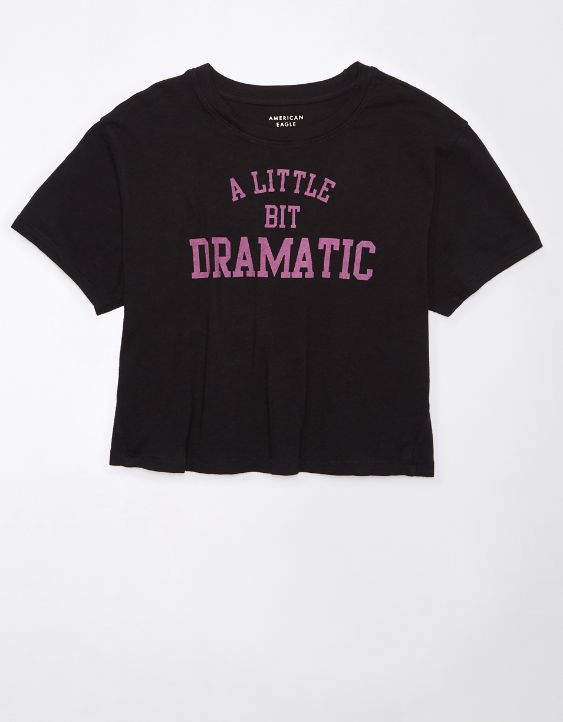 AE x Mean Girls A Little Bit Dramatic Cropped T-Shirt