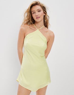 Karissa Mini Dress - Cotton Voile Lace Trim Mini Sleep Slip Dress
