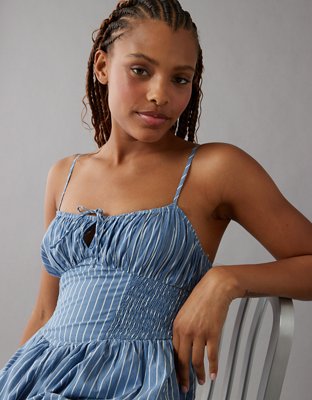 Angie Women's Strapless Smocked Bodice Romper - Ruffled Hem Jumpsuit For Going Out