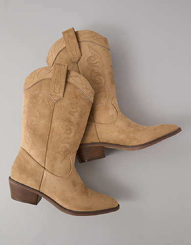 AE Vegan Leather Cowboy Boot