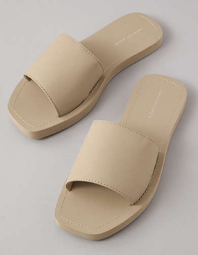 AE Vegan Leather Slide Sandal
