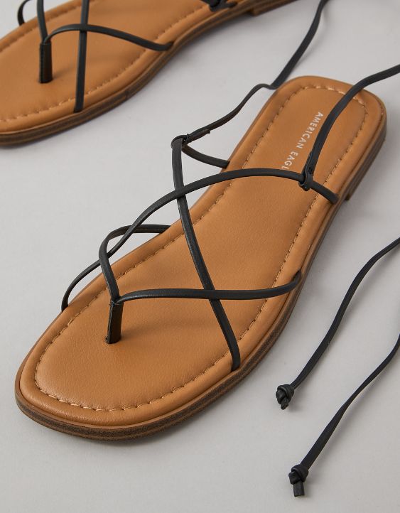 AE Strappy Lace-Up Sandal
