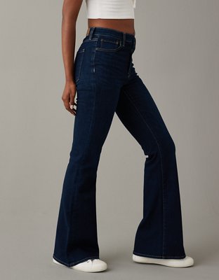 AE Next Level Ripped Super High-Waisted Flare Jean