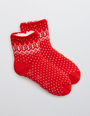 Calzini Invernali Uomo Motivo Fairisle: Caldi, Morbidi E Antiscivolo, Perfetti Per Il Freddo
