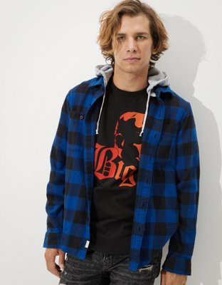 flannel hoodie american eagle