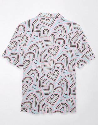 AE Pride Button-Up Poolside Shirt