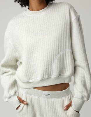 OFFLINE By Aerie Coffee Run Crewneck