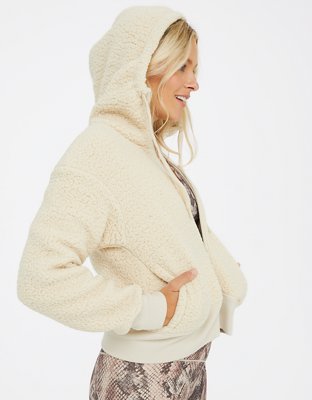 aerie cropped hoodie