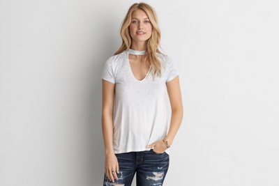AEO Choker T-Shirt
