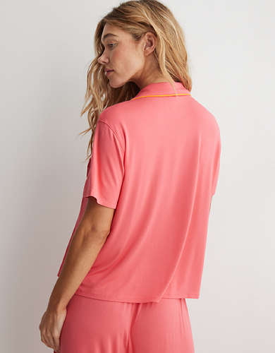 Aerie Real Soft® Short Sleeve Pajama Shirt