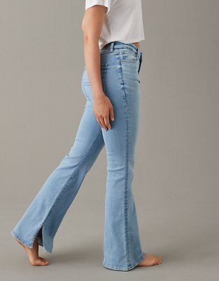 AE Next Level Ripped Super High-Waisted Flare Jean