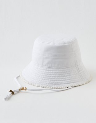 Aerie Beaded Strap Bucket Hat