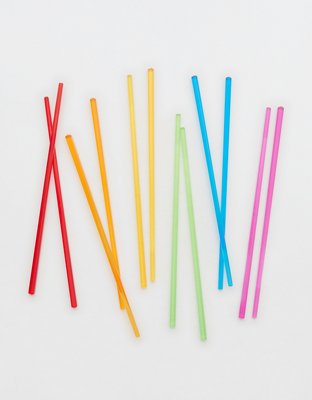 Kikkerland Rainbow Reusable Chopsticks - 6 Pairs