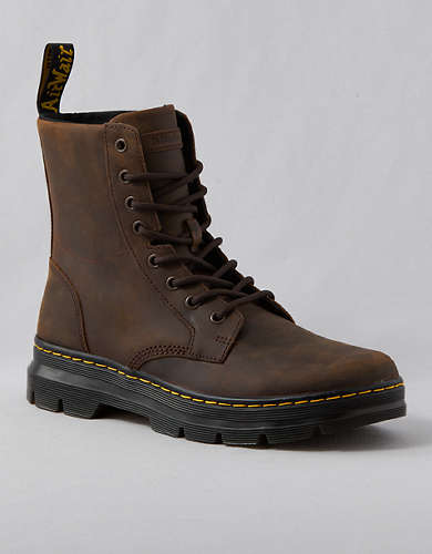 Dr. Martens Men's Combs Leather Casual Boots