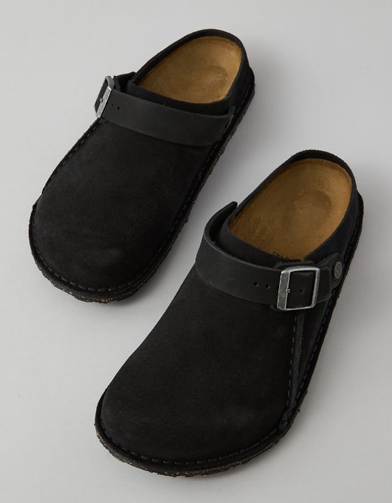 Birkenstock Men's Lutry Suede Sandal