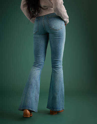 AE77 Premium High-Waisted Flare Jean