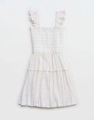 Aerie Flirty Shoulder Summer Mini Dress
