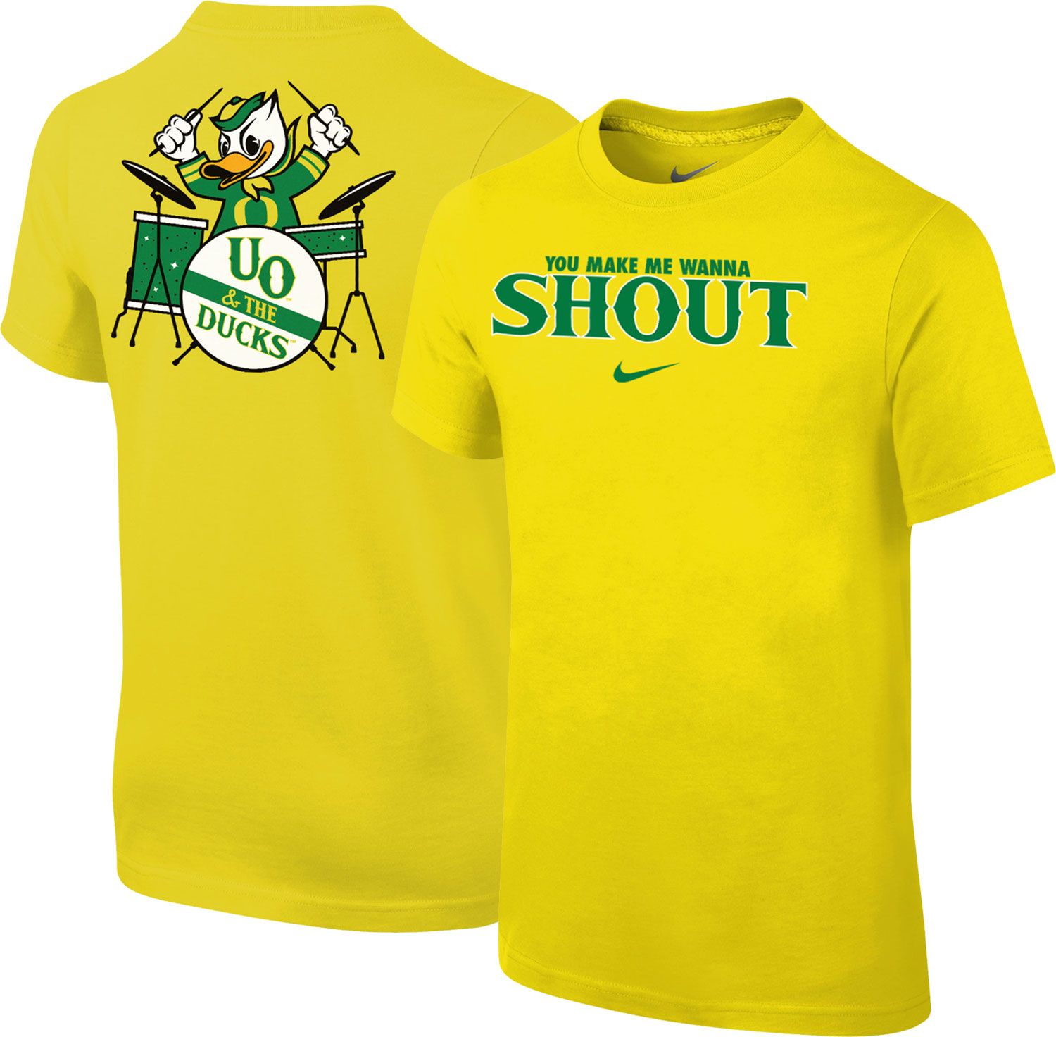 oregon ducks yellow shirt