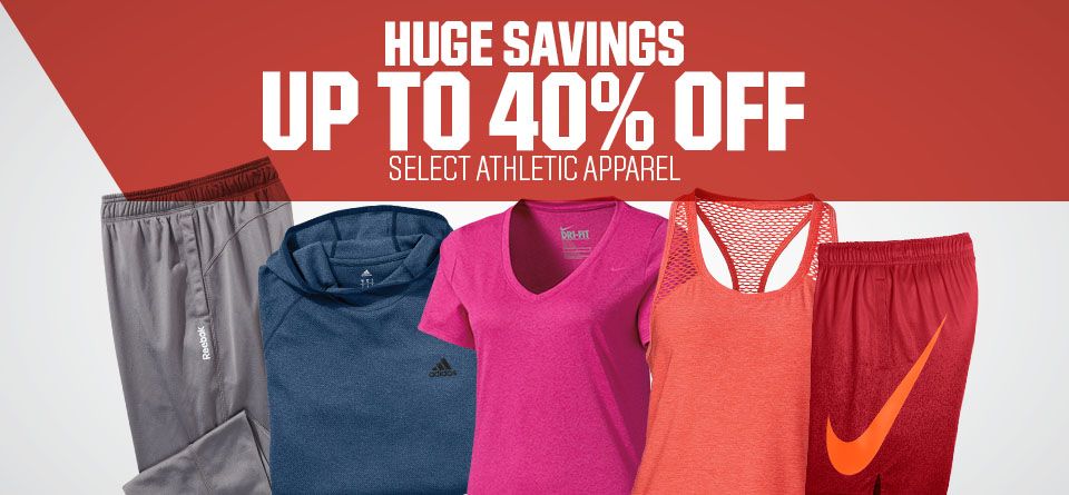 Shop Up To 40% Off Apparel