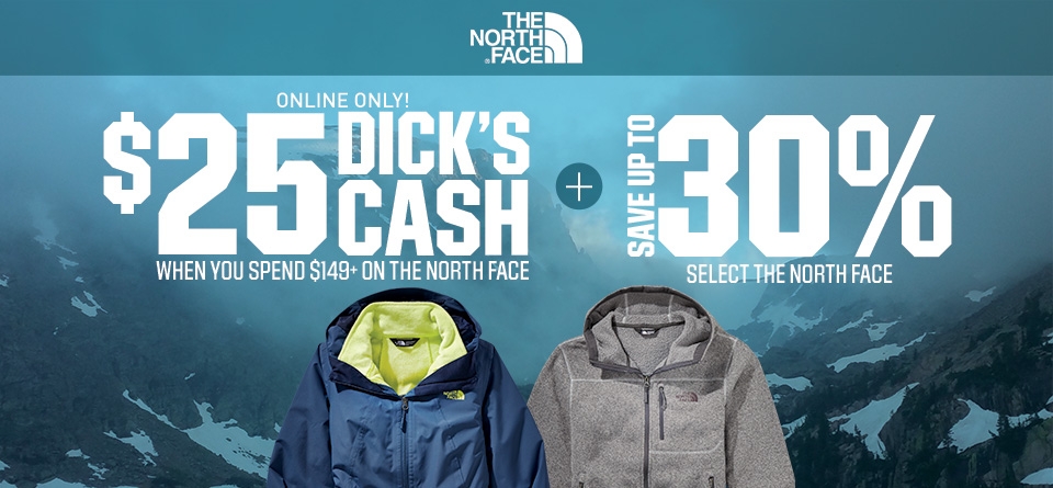 Shop The North Face + DICK'S Cash