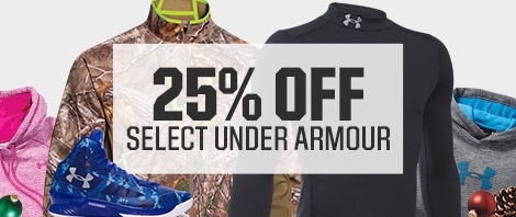 Shop 25% Off Select Under Armour Styles