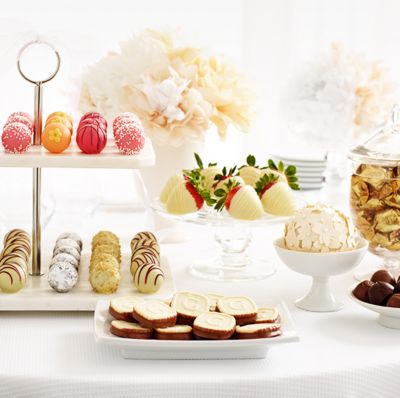 Chocolate Wedding Favor Gold Ribbon 2 pc. GODIVA