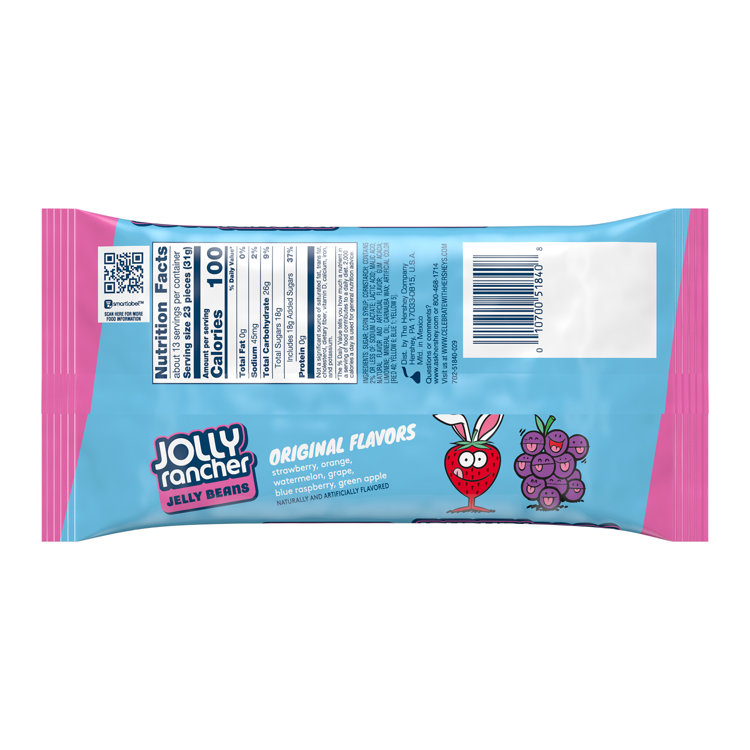 JOLLY RANCHER Original Flavors Jelly Beans, 14 oz bag